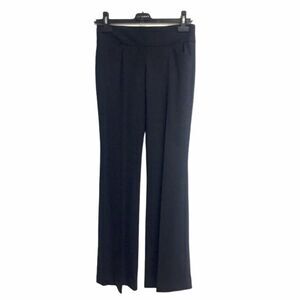 THEORY Wool Stretch Flare Dress Pants Black 00